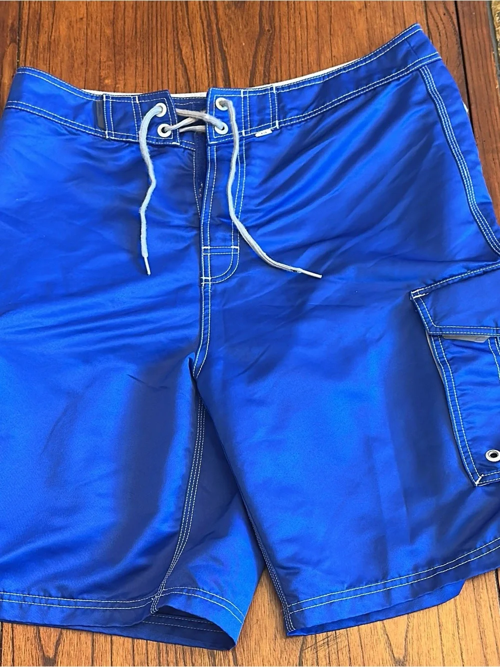 O'Neill Royal Blue Men's Swim Trunks with White Drawstring
